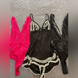 Victoria’s Secret bundle of 3 gorgeous teddies: size small.